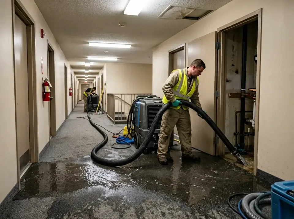 multi-unit-apartment-hallway-f-005 — frequently asked questions, Emergency Burst Pipe Water Extraction & Removal in Troy, NC